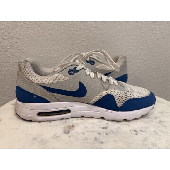 Nike Air Max 1 \'86 Premium Mens Sz 9.5Shoes White-Royal Blue 819476-102 main image 6